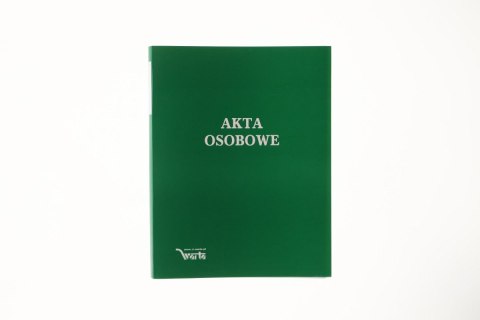 Teczka do akt osobowych Warta ABCDE A4 zielony papier (339-040)