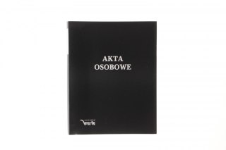 Teczka do akt osobowych A4 zadrukowana ABCDE czarny Warta (021824-339-047)