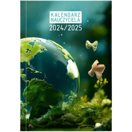Kalendarz książkowy (terminarz) B6TN089B- Wydawnictwo Wokół Nas 2024/2025 B6PCV bezbarwny B6 (EKO)