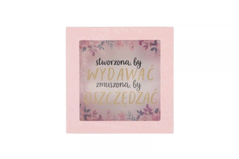 Skarbonka SKARBBOXY szkło Kukartka