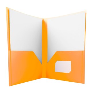 Skoroszyt A4 5903242103391 pomarańczowy polipropylen PP Tetis (BT619-P (120))
