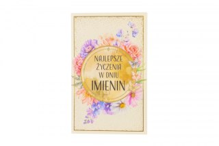 Kartka składana Imieniny Art Nuvo (5905771370398)