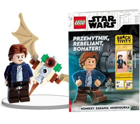 Książeczka edukacyjna Ameet LEGO® Star Wars™. Przemytnik, rebeliant, bohater! LNC 6309 P1