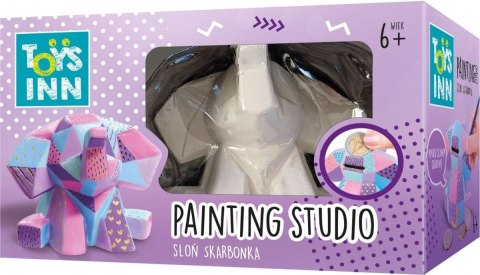 Zestaw kreatywny dla dzieci Stnux Painting studio skarbonka Słoń (STN8837)