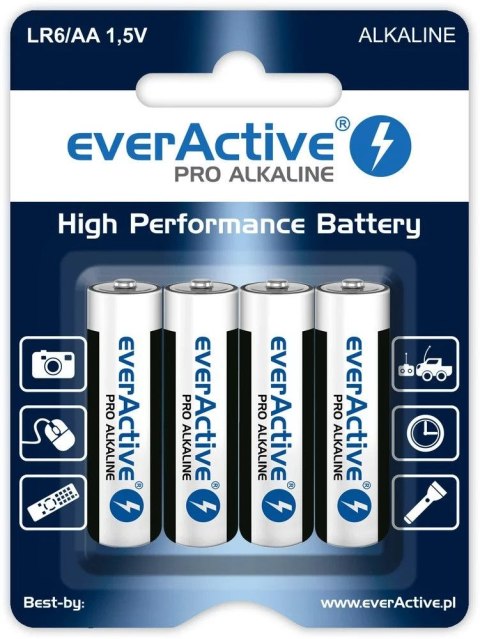Baterie Pro Alkaline AA LR6 Everactive