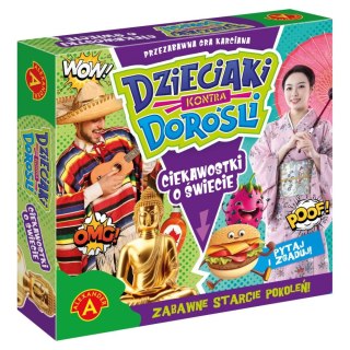 Gra planszowa Ciekawostki o Świecie DZIECIAKI KONTRA DOROŚLI Alexander