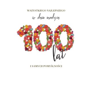 Kartka składana A5 Karnet A5 100 LAT Henry (5907465664295)