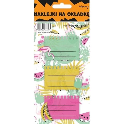 Naklejka na zeszyt lato Henry (5907465666381)