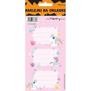 Naklejka na zeszyt JEDNOROŻEC Henry (5907465666398)