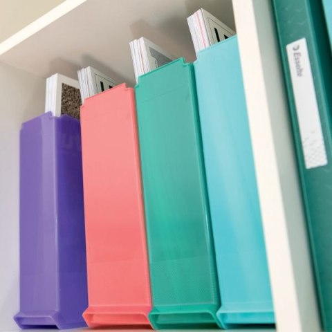 Pojemnik na dokumenty pionowy colour ice niebieski A4 niebieski plastik Esselte (626279)