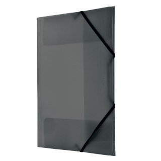 Teczka plastikowa na gumkę czarna A4 A4 czarny Tetis (BT624-V)