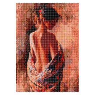 Zestaw kreatywny Diamentowa mozaika 30x40cm Akt kobiecy Flamingo Line (TSGK80509)