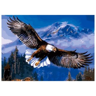 Zestaw kreatywny Diamentowa mozaika 30x40cm Orzeł Flamingo Line (TGC71267)
