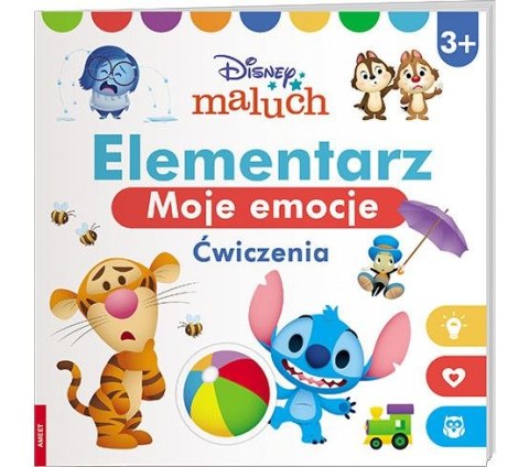 Książeczka edukacyjna Ameet Disney Maluch. Elementarz. Moje emocje. Ćwiczenia (HOP 9204)