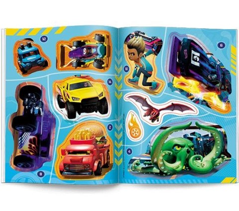 Książeczka edukacyjna Hot Wheels™. Baw się i naklejaj Ameet (STB 1601)