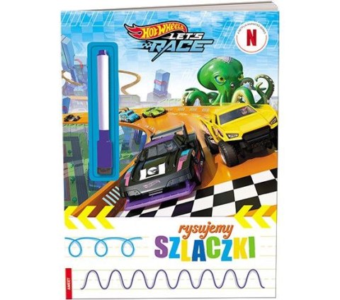 Książeczka edukacyjna Ameet Hot Wheels™. Rysujemy Szlaczki (KSS 1601)