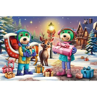 Puzzle Rodzina Treflików Zimowy czas z Treflikami 24 el. Trefl (14360)