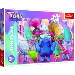 Puzzle Trefl Universal Trolls 3 W świecie Trolli 24 el. (14359)