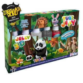 Zestaw kreatywny Tubi Jelly 6 kolorów Zwierzątka Tuban (TU3326)