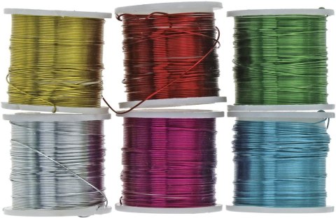 Drucik Craft-Fun Series florystyczny 6szt/0,3mmx3,6m kolor: mix 3,6 m Titanum