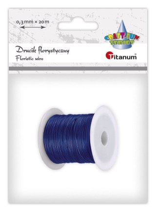 Drucik Craft-Fun Series florystyczny kolor: granatowy 20 m 1 szt Titanum (24BR0201-7)
