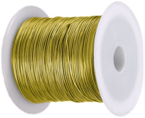 Drucik Craft-Fun Series florystyczny kolor: złoty 20 m 1 szt Titanum (24BR0201-3)