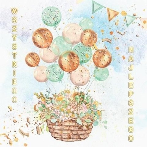 Kartka składana KW kosz z balonami kw Henry (5905701483679)