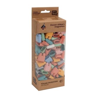 Klocki konstrukcyjne Mali Geniusze Eko cegiełki 153 elem. Askato (123622)