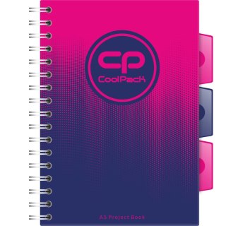 Kołozeszyt (kołonotatnik) A5 CoolPack gradient 200k. krata Patio (02985CP)