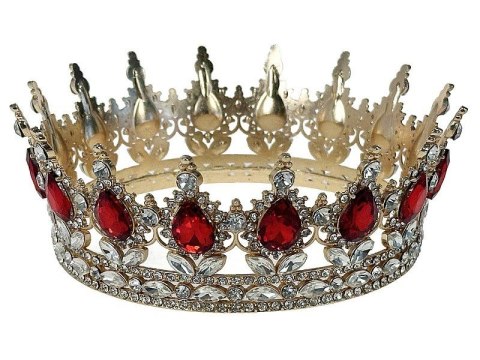 Korona Adar diadem metalowy średnica 12cm (604292)