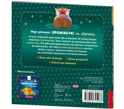 Książeczka edukacyjna Ameet Disney Maluch. Moje pierwsze opowiastki na dobranoc (BOPL 9201) Książeczka edukacyjna Ameet Disney Maluch. Moje pierwsze opowiastki na dobranoc (BOPL 9201)