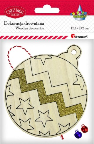 Ozdoba drewniana Craft-Fun Series Bombka Titanum (SDDD-200)