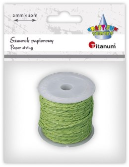 Sznurek Titanum Craft-Fun Series papierowy 10m (24BR0201-15（green))