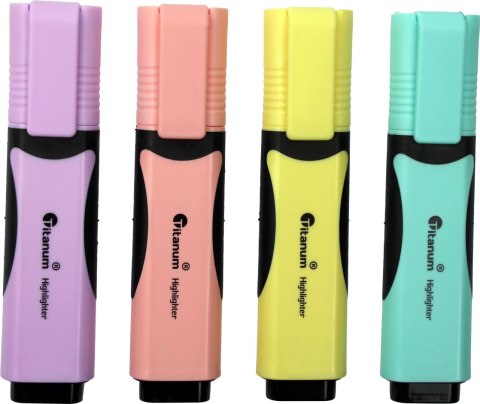 Zakreślacz wkład 4 kolory 1-5mm Titanum (T01060491)