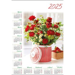 Kalendarz ścienny JASKRY plakatowy 607mm x 880mm Lucrum (PL14)