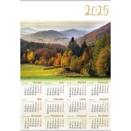 Kalendarz ścienny JESIEŃ plakatowy 607mm x 880mm Lucrum (PL03)