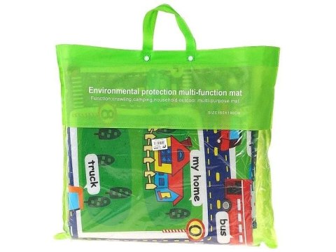 Mata dla malucha z ulicą, piankowa, rozkładana do 180x150cm Adar (597679)