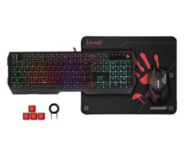 A4-Tech klawiatura + mysz + podkładka A4TECH BLOODY USB B1700 Bundle