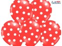 Balon gumowy Partydeco Pastel Poppy Red 50 szt czerwony (SB14P-223-007JW)