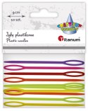 Igły Titanum Craft-Fun Series igły plastikowe 10szt/9cm plastik 10 sztuk