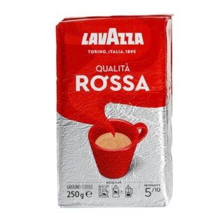 Kawa Lavazza Rossa | 250G | Mielona | karton 12 szt.