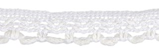 Wstążka Craft-Fun Series Koronka 12x3 [mm x m] biała Titanum (24BR0201)