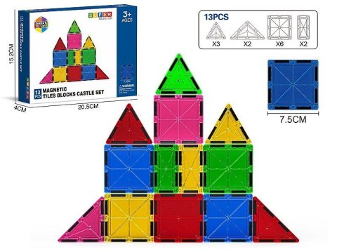 Klocki magnetyczne Adar 13 elementów (604872)