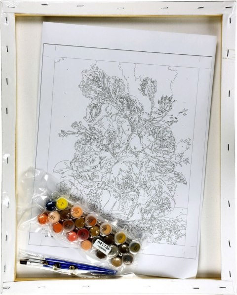 Zestaw kreatywny Malowanie po numerach 40x50cm Bukiet 2 Flamingo Line (FSY757)