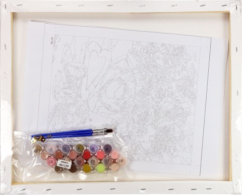 Zestaw kreatywny Malowanie po numerach 40x50cm Bukiet 5 Flamingo Line (FYS168)