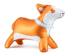 Balon foliowy Partydeco Stojący Corgi, 88x70 cm, mix (FB249)