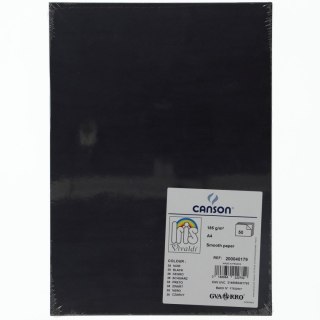 Brystol A4 czarny 185g 50k Canson (200040179)