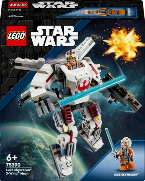 Klocki konstrukcyjne Lego Star Wars Mech X-Wing Lukea Skywalkera (75390)