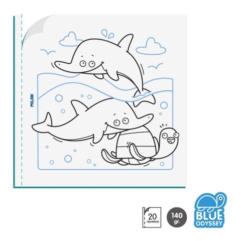 Kolorowanka Blękitna Odyseja Milan (54218GC02)