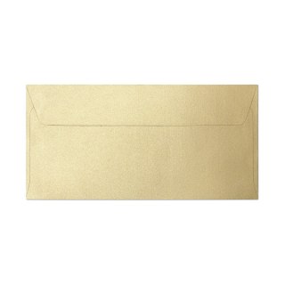Koperta DL pearl złota [mm:] 110x210 Galeria Papieru (281115) 10 sztuk